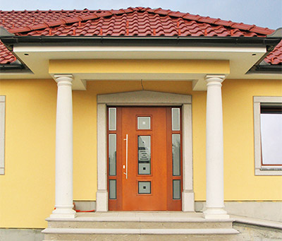 moderna lesena vrata